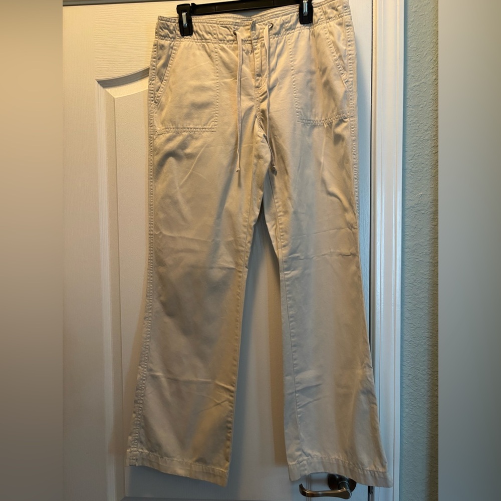 Old Navy Cream Casual Drawstring Pants size 10
